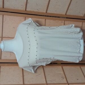 Maurices light tan blouse size XL